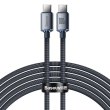 Кабель Baseus Crystal Shine Series Fast Charging Data Cable Type-C to Type-C 100W 2m Black