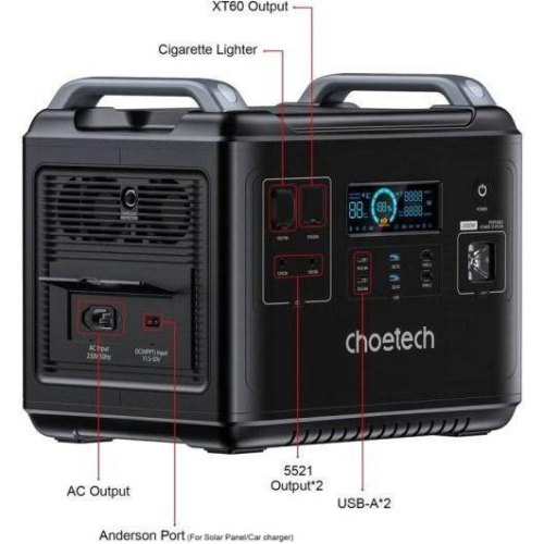 Зарядна станція Choetech BS006 2000W