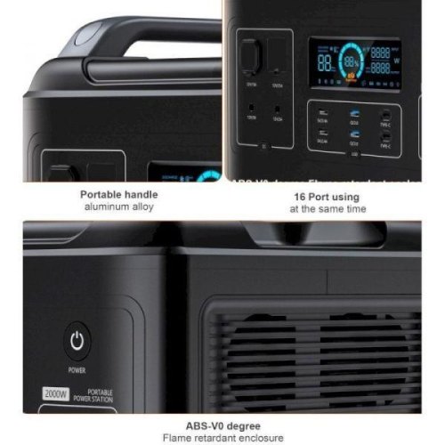 Зарядна станція Choetech BS006 2000W