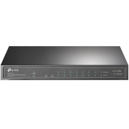 Комутатор TP-LINK TL-SG1210P 8xGE/8xPoE 63W 1xGE 1xSFP
