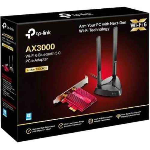 WiFi-адаптер TP-LINK TX3000E AX3000 BT5.0 PCI Express