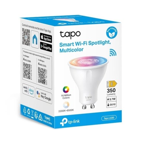 Розумна багатокольорова Wi-Fi лампа TP-LINK Tapo L630 N300 GU10