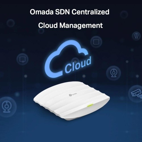 Точка доступу TP-LINK EAP265 HD AC1750 2xGE LAN PoE+passive PoE MU-MIMO стел.
