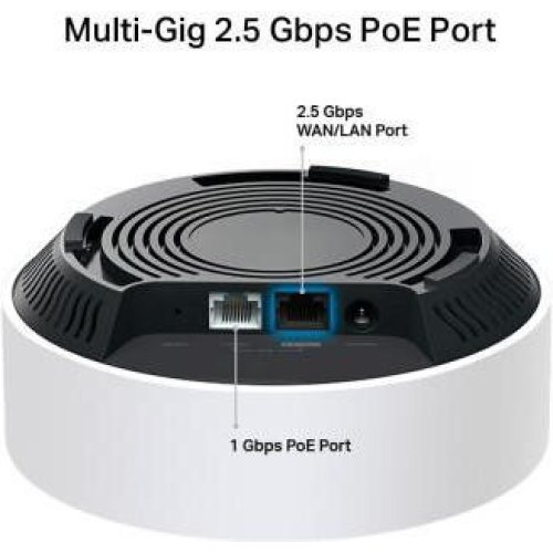 Маршрутизатор TP-LINK DECO X50 PoE 3PK AX3000 1xGE LAN/WAN 1x2,5GE LAN/WAN MU-MIMO OFDMA MESH