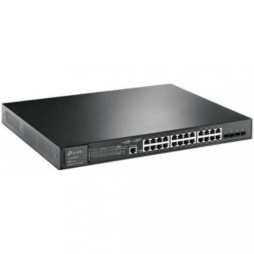 Комутатор TP-LINK TL-SG3428XMP 24xGE/PoE+384W 4x10GE SFP+ L2 JetStream 19 1U