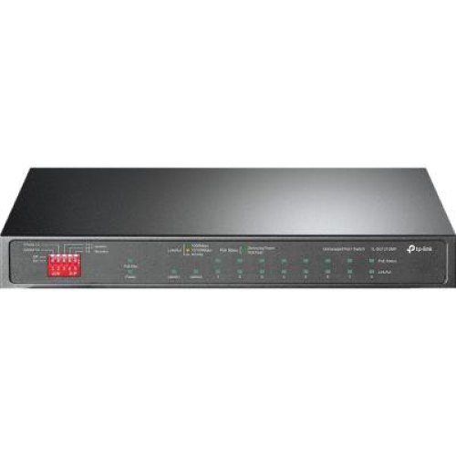 КомутаторTP-LINK TL-SG1210MP 8xGE/PoE+ 123W 1xGE 1xcomboGE/SFP