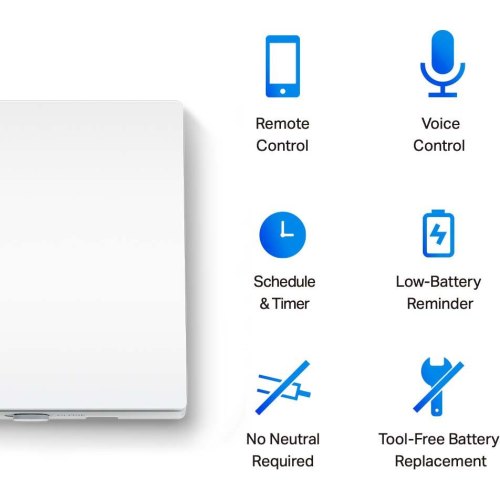 Розумний перемикач світла, 1-канальний 1-сторонній TP-LINK Tapo S210