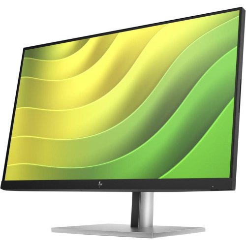 Монітор TFT 23.8 HP E24q G5, QHD, IPS, 75Hz, HDMI, DP, USB-hub, HAS, Pivot, чорно-сріблястий