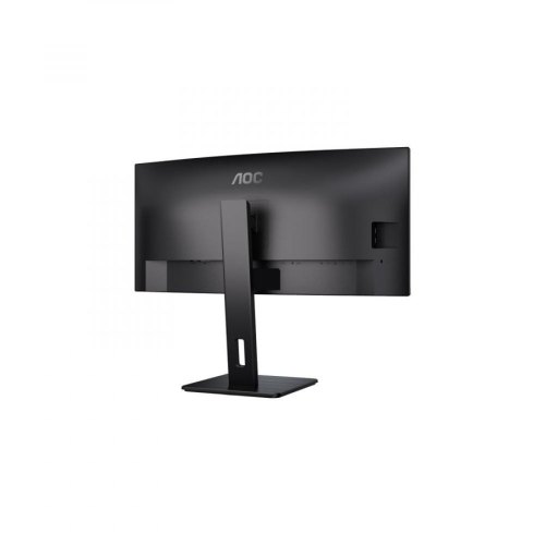 Монітор TFT 34 AOC CU34P3CV, WQHD,VA, 100Hz, вигнутий, HDMI, DP, USB-С, RJ-45, USB-hub, HAS, кол, чорний