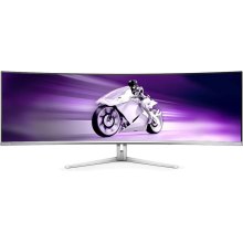 Монітор TFT 49 Philips 49M2C8900, OLED, DQHD, 240Hz, 0.03ms, 2хHDMI, DP, USB-C, USB-hub, HAS,колонки, білий