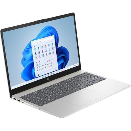Ноутбук HP 15-fd0044ua 15.6 FHD IPS, 250n/Intel N200 (3.7)/8Gb/SSD256Gb/Int UHD/Підсв/W11H6 SL/Золотистий (832V1EA)