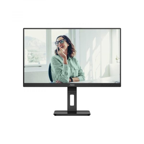 Монітор TFT 23.8 AOC 24P3CV, IPS, 75Hz, HDMI, DP,  USB-С, RJ-45, USB-hub, HAS, Pivot, колонки, чорний