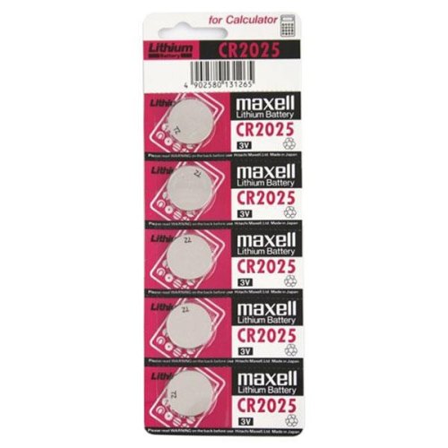 Батарейка MAXELL CR2025 5PK (5 X 1) CARD 5шт (M-18586200)