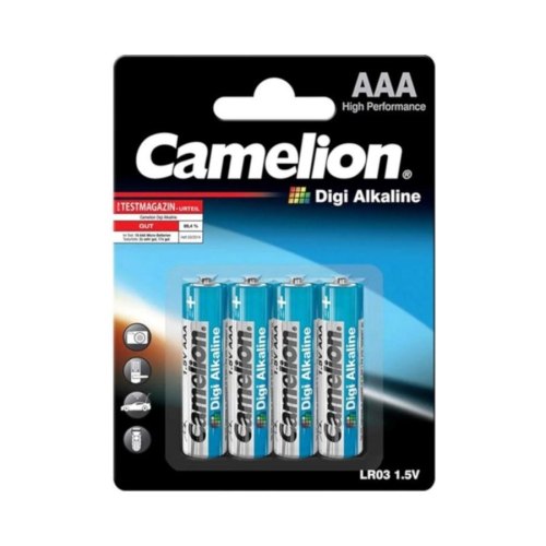Батарейка CAMELION Digi Alkaline AAA/LR03 BP4 4шт (C-11210403)