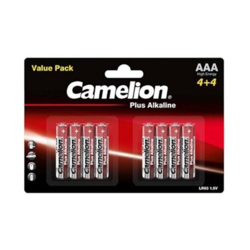 Батарейка CAMELION Plus ALKALINE AAA/LR03 BP8 (4+4) 8шт (C-11044803)
