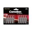 Батарейка CAMELION Plus Alkaline AA/LR6 BP8 (4+4) 8шт (C-11044806)