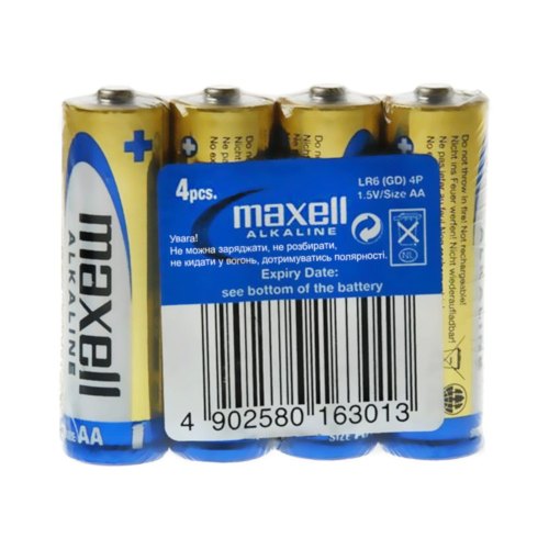 Батарейка MAXELL LR6 4PK SHRINK 4шт (M-790223.04.CN)