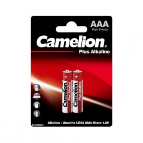 Батарейка CAMELION Plus ALKALINE AAA/LR03 BP2 2шт (C-11000203)