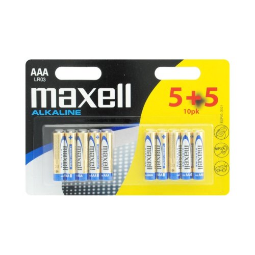 Батарейка MAXELL LR03 10PK (5+5) 10шт (M-790254.00.CN)