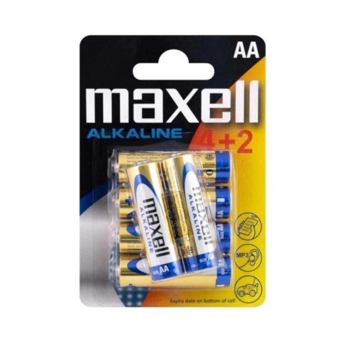 Батарейка MAXELL LR6 4+2PK BLIST 6шт (M-790230.04.CN)
