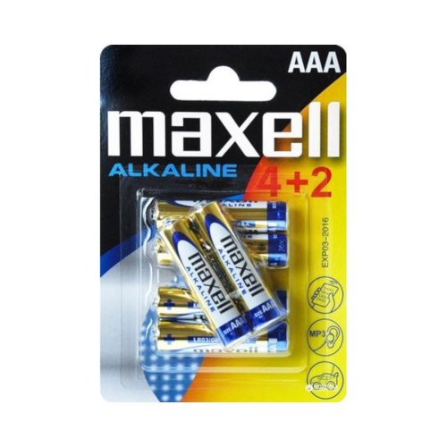 Батарейка MAXELL LR03 4+2PK BLIST 6шт (M-790240.04.CN)