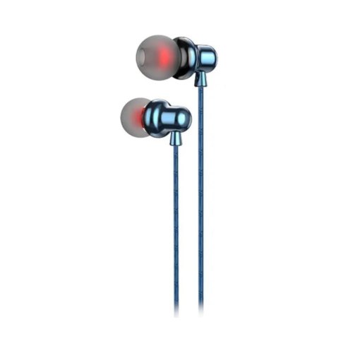 Гарнітура дротова BOROFONE BM65 Sole wire-controlled earphones with mic Ice Sea Blue