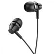 Гарнітура дротова BOROFONE BM74 Singer universal earphones with microphone Black