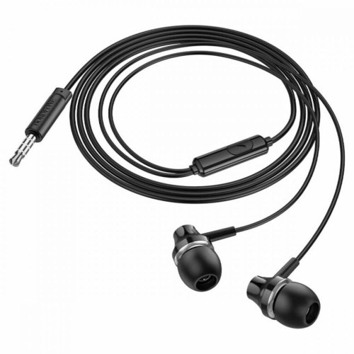 Гарнітура дротова BOROFONE BM74 Singer universal earphones with microphone Black