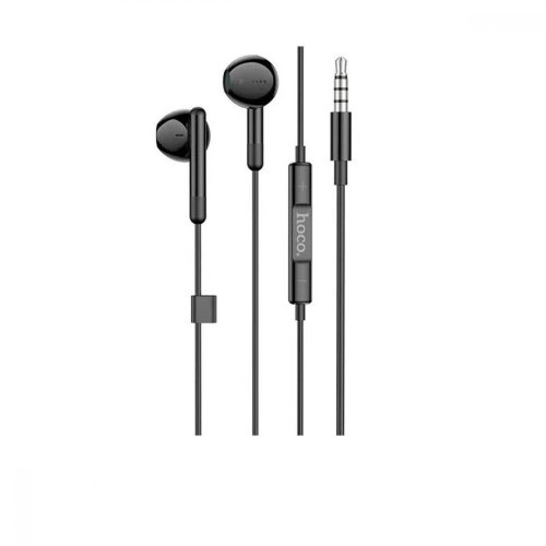 Гарнітура дротова HOCO M93 wire control earphones with microphone Black