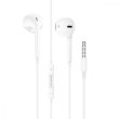 Гарнітура дротова BOROFONE BM80 Magnificent wire-controlled earphones with microphone White
