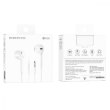 Гарнітура дротова BOROFONE BM80 Magnificent wire-controlled earphones with microphone White