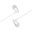 Гарнітура дротова BOROFONE BM25 Sound edge universal earphones with mic White