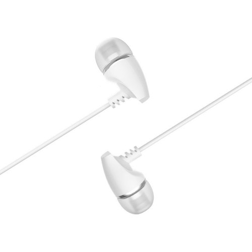 Гарнітура дротова BOROFONE BM25 Sound edge universal earphones with mic White