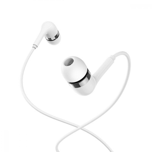 Гарнітура дротова BOROFONE BM39 Refined chant universal earphones with mic White