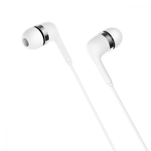 Гарнітура дротова BOROFONE BM39 Refined chant universal earphones with mic White