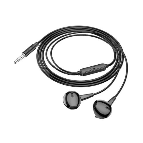Гарнітура дротова BOROFONE BM68 Kelly universal earphones with mic Black