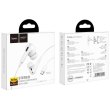 Гарнітура дротова HOCO M101 Pro Crystal sound Type-C wire-controlled digital earphones with microphone White
