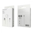 Гарнітура дротова BOROFONE BM32 Plus Original series Lightning wireless call headset White
