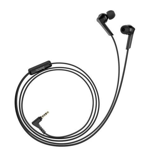 Гарнітура дротова HOCO M72 Admire universal earphones with mic Black