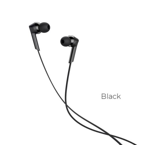 Гарнітура дротова HOCO M72 Admire universal earphones with mic Black