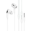 Гарнітура дротова BOROFONE BM80 Pro Elegant wire-controlled earphones with microphone White