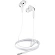 Гарнітура дротова HOCO M101 Pro Crystal sound wire-controlled earphones with microphone White