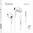Гарнітура дротова HOCO M101 Pro Crystal sound wire-controlled earphones with microphone White