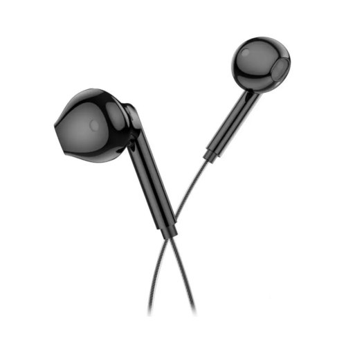 Гарнітура дротова BOROFONE BM63 Melodic wire-controlled earphones with mic Black