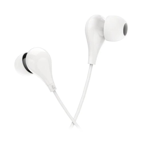 Гарнітура дротова BOROFONE BM24 Milo universal earphones with mic White