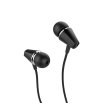 Гарнітура дротова HOCO M34 honor music universal earphones with microphone Black