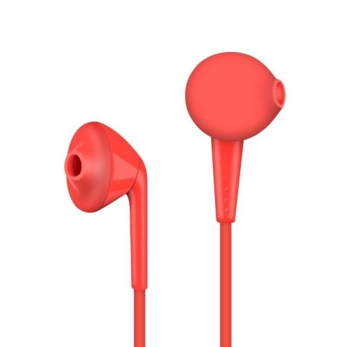 Гарнітура дротова HOCO M90 Delight wire-controlled earphones with microphone Aurora Red