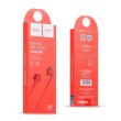 Гарнітура дротова HOCO M90 Delight wire-controlled earphones with microphone Aurora Red