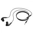 Гарнітура дротова BOROFONE BM80 Pro Elegant wire-controlled earphones with microphone Black