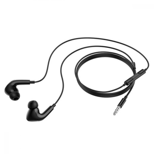 Гарнітура дротова BOROFONE BM80 Pro Elegant wire-controlled earphones with microphone Black